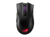 Asus ROG Gladius II Wireless, 5 knappar, 16000 dpi, RF/Bluetooth, Aura Sync RGB - Svart#2