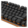 Deltaco GAMING Tangentbord, membranbrytare, Orange LED, USB, nordiskt - Svart#3