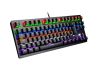 Zar Gaming TKL, USB, nordisk, red switches, RGB, mekanisk - Svart#2