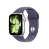 Apple Watch Series 11&nbsp;GPS&nbsp;42mm&nbsp;Silver Aluminiumboett med Purpurdimma Sportband - M/L