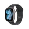 Apple Watch Series 11&nbsp;GPS + Cellular 42mm Rymdgrå Aluminiumboett med Svart Sportband - M/L