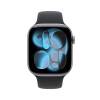 Apple Watch Series 11&nbsp;GPS + Cellular 46mm Rymdgrå Aluminiumboett med Svart Sportband - M/L#2