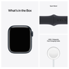 Apple Watch Series 7 GPS + Cellular 41mm Aluminiumboett med Sportband - Midnatt#4