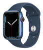 Apple Watch Series 7 GPS + Cellular 41mm Aluminiumboett med Sportband - Blå#1