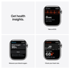 Apple Watch Series 7 GPS + Cellular 41mm Rostfri stålboett med Sportband - Silverd#2