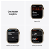 Apple Watch Series 7 GPS + Cellular 41mm Rostfri stålboett med Milaneselänk - Guld#2