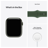 Apple Watch Series 7 GPS + Cellular, 45mm Aluminiumboett med Sportband - Grön#3