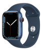 Apple Watch Series 7 GPS + Cellular 45mm Aluminiumboett med Sportband - Blå#1