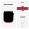 Apple Watch Series 7 GPS + Cellular 45mm Aluminiumboett med Sportband - (PRODUCT)RED#4