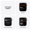 Apple Watch Series 7 GPS + Cellular 45mm Rostfri stålboett med Sportband - Silver#2