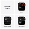 Apple Watch Series 7 GPS + Cellular 45mm Rostfri stålboett med Milaneselänk - Grafit#2