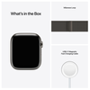 Apple Watch Series 7 GPS + Cellular 45mm Rostfri stålboett med Milaneselänk - Grafit#4