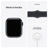 Apple Watch Series 7 GPS 41mm Aluminiumboett med Sportband - Midnatt#4