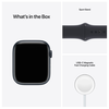 Apple Watch Series 7 GPS 45mm Aluminiumboett med Sportband - Midnatt#4
