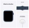 Apple Watch Series 7 GPS 45mm Aluminiumboett med Sportband - Blå#4