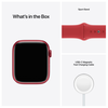 Apple Watch Series 7 GPS 45mm Aluminiumboett med Sportband - (PRODUCT)RED#4