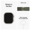Apple Watch Ultra GPS + Cellular, 49mm Titanboett med Grön Bergsloop - Small#2