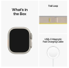 Apple Watch Ultra GPS + Cellular, 49mm Titanboett med Gul/Beige Terrängloop - S/M#2