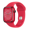 Apple Watch Series 8 GPS + Cellular, 41mm (PRODUCT)RED Aluminiumboett med (PRODUCT)RED Sportband#1