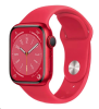 Apple Watch Series 8 GPS, 41mm (PRODUCT)RED Aluminium Case with (PRODUCT)RED Sport Band - Regular