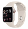 Apple Watch SE GPS + Cellular, 40mm Stjärnglans Aluminiumboett med Stjärnglans Sportband#1