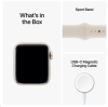 Apple Watch SE GPS + Cellular, 40mm Stjärnglans Aluminiumboett med Stjärnglans Sportband#2