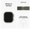 Apple Watch Ultra GPS + Cellular, 49mm Titanboett med Grön Bergsloop - Large#2