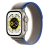 Apple Watch Ultra GPS + Cellular, 49mm Titanboett med Blå/Grå Terrängloop - M/L#1