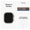 Apple Watch Ultra GPS + Cellular, 49mm Titanboett med Blå/Grå Terrängloop - M/L#2