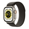Apple Watch Ultra GPS + Cellular, 49mm Titanboett med Svart/Grå Terrängloop - S/M