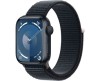 Apple Watch 9 GPS, 41mm Midnatt Aluminiumboett med Midnatt Sportloop