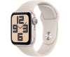 Apple Watch SE (2023) GPS 40mm Stjärnglans Aluminiumboett med Stjärnglans Sportband - S/M