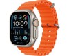 Apple Watch Ultra 2 GPS + Cellular, 49mm Titanboett med Orange Havsband