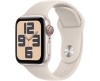 Apple Watch SE (2023) GPS + Cellular 40mm Stjärnglans Aluminiumboett med Stjärnglans Sportband - S/M