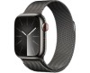 Apple Watch 9 GPS + Cellular, 41mm Grafit Rostfri stålboett med Grafit Milaneselänk