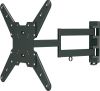 Väggfäste LCD/Plasma, 3 leder, VESA 100/200/400, 23-47", max 35kg, svart