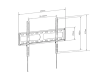 Väggfäste iiglo Ultraslim TVWS1100 för 32-65'', VESA upp till 600x400, TV från vägg 22mm, Fast-release, max 40kg#2