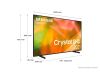 85" Samsung UE85AU8005 Smart-TV, UHD/4K, HDR, WiFi#4