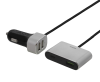 Billaddare DELTACO, USB-C, USB-A med Quick Charge 3.0, 10,8A - Silver#1