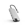HyperDrive Slim 8-in-1 USB-C Hub, 2xUSB-A, HDMI/MiniDP 4K@30Hz, 1xUSB-C PD 60W, LAN, kortläsare MicroSD/SD - Silver#1